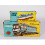 CORGI TOYS MAJOR BOXED DIE CAST ECURIE ECOSSE RACING CAR TRANSPORTER No 1126, good but wear to