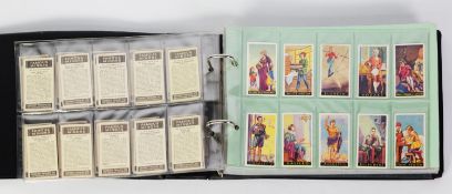 RING BINDER CONTAINING SET OF GODFREY PHILLIPS Famous Minors, circa 1936, 50/50 Gallahers Wild