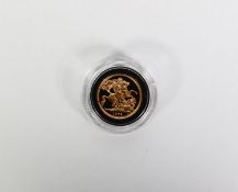 ELIZABETH II 1979 GOLD PROOF SOVEREIGN, encapsulated, in case and boxed