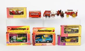 TWO MINT AND BOXED MATCHBOX SPEED KINGS VEHICLES, viz K50 Street Rod & K55 Corvette Caper Cart;