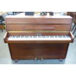 ZENDER TEAK CASED UPRIGHT PIANOFORTE