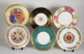 ELEVEN BOXED CHINA COLLECTORS PLATES BY SPODE, MINTON and COALPORT, including limited editions, some