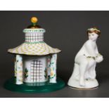 MODERN ROYAL CROWN DERBY LIMITED EDITION CHINA FIGURE ‘SPRING’, FROM THE INFANT SEASONS SERIES BY