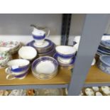 MODERN ROYAL DOULTON PORCELAIN 'ROYAL WINDSOR' PATTERN 36 PIECE PART DINNER AND TEA SERVICE (36)