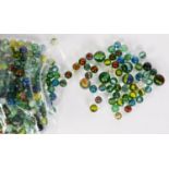 SUBSTANTIAL NUMBER OF AGED GLASS MARBLES