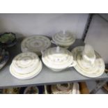 MINTON FINE BONE CHINA ‘WILD MOOR’ PATTERN PART DINNER SERVICE, APPROXIMATELY 21 PIECES INCLUDING