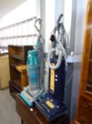 SEBO UPRIGHT VACUUM CLEANER AND A DYSON VACUUM CLEANER (A.F.) (2)