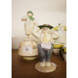 ROYAL DOULTON 'THE SNOWMAN' MUSICAL BOX, 'WALKING IN THE AIR', AND A ROYAL DOULTON FIGURE 'THE