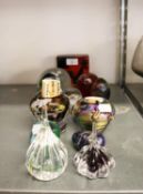 COLLECTION OF UNBOXED PAPERWEIGHTS AND STUDIO GLASS VASES, MAINLY 'CAITHNESS' BUT ALSO INCLUDING;