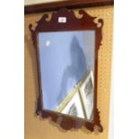 NINETEENTH CENTURY CHIPPENDALE WALL MIRROR