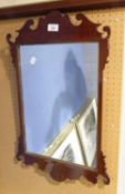 NINETEENTH CENTURY CHIPPENDALE WALL MIRROR