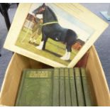 PROF J. WORTLEY AXE, EDITOR, 'THE HORSE', ITS TREATMENT IN HEALTH AND DISEASE, 7 VOLS, No.s 2/3/4/5/