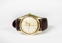 GENT’S VINTAGE CYMA ‘NAVYSTAR’ CYMAFLEX, SWISS GOLD PLATED WRISTWATCH, non-magnetic, with mechanical