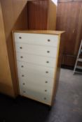 A 1960's G-PLAN CHEST OF 7 DRAWERS
