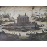AFTER L.S. LOWRY SIXTY+ UNSIGNED COLOUR PRINTS An Island 16 ½” x 22 ½” (42cm x 57cm) unframed and