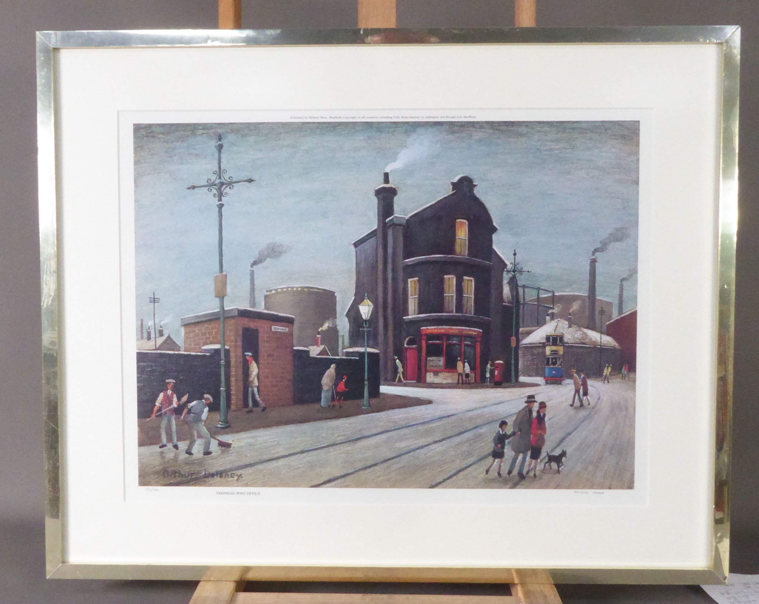 ARTHUR DELANEY ARTIST SIGNED ARTIST'S PROOF COLOUR PRINT Piccadilly, Manchester Signed in pencil - Image 3 of 3