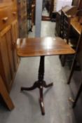 NINETEENTH CENTURY MAHOGANY ROUNDED-OBLONG TOP TRIPOD TABLE