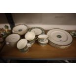 A ROYAL DOULTON 'TUDOR GROVE' PART TEA SERVICE (APPROX 30 PIECES)