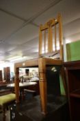 PAIR OF ART NOUVEAU DINING CHAIRS AND ANOTHER DINING CHAIR (3)