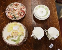 ROYAL DOULTON 'BRAMLEY HEDGE - FOUR SEASONS' PATTERN CHINA TEA SERVICE FOR 4 PERSONS, 12 PIECES,