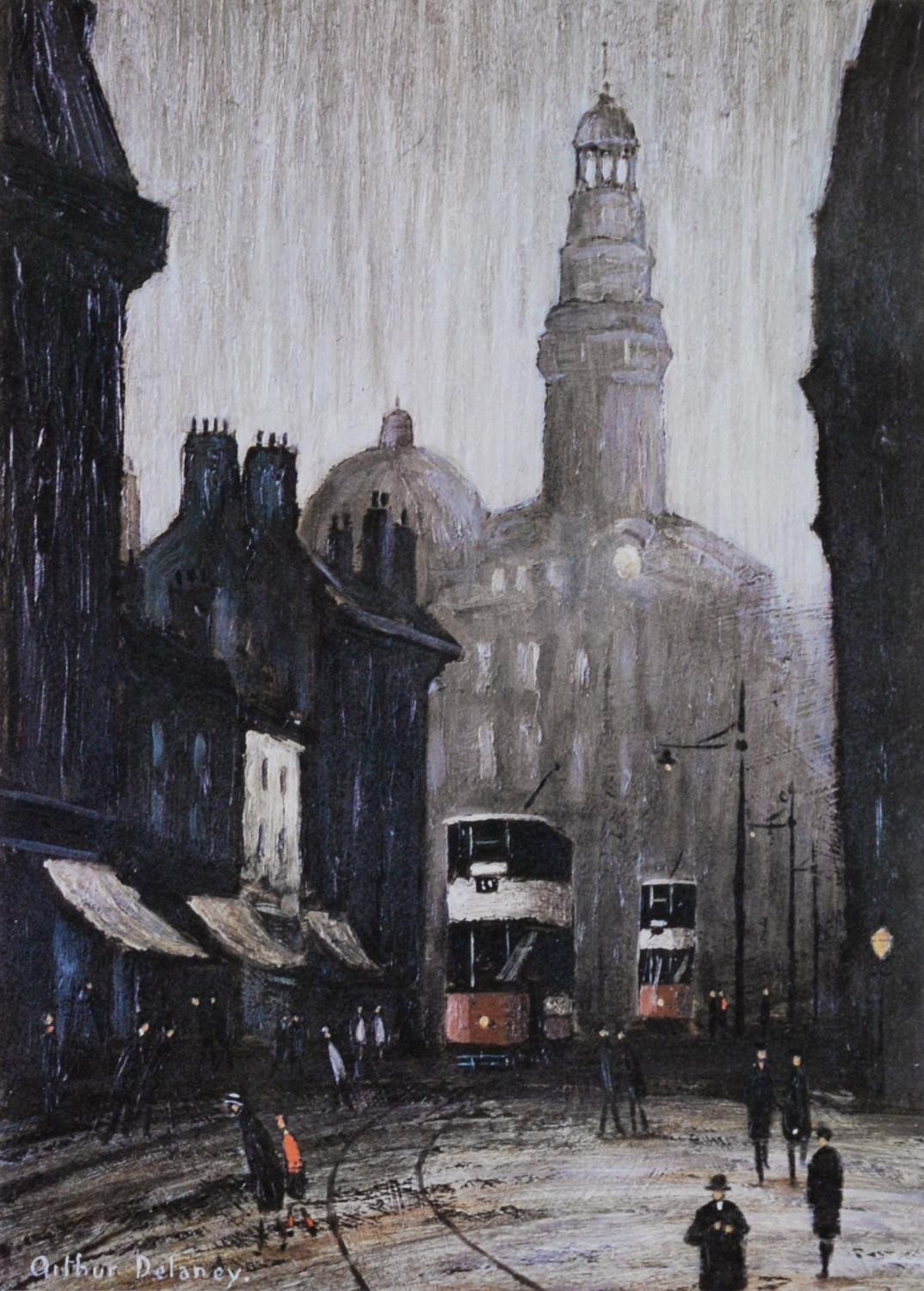 ARTHUR DELANEY TWO ARTIST SIGNED LIMITED EDITION COLOUR PRINTS Manchester Street Scenes, one an - Image 6 of 6