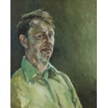 ALBERT B. OGDEN (1928 - 2022) OIL ON CANVAS ‘Self Portrait, 70’s’ Unsigned, attributed and titled to
