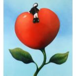 MACKENZIE THORPE (b.1956) ARTIST SIGNED LIMITED EDITION COLOUR PRINT ‘Love and Life’ (43/195) no