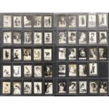 RING BINDER CONTAINING A LARGE SELECTION OF OGDENS GOLD PHOTOGRAPHIC CIGARETTE CARDS, VARIOUS