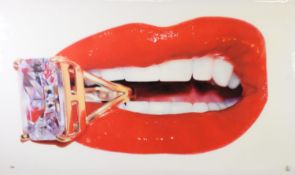 RORY HANCOCK (b.1987) ARTIST MONOGRAMMED LIMITED EDITION COLOUR PRINT ‘Rock Candy’, (20/95), with