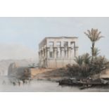 AFTER DAVID ROBERTS COLOUR PRINT The Hypaethral Temple at Philae 13 ¾” x 19 ½” (34.9cm x 49.5cm)