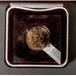 QUEEN ELIZABETH II 2012 DIAMOND JUBILEE BRILLIANT, UNCIRCULATED GOLD SOVEREIGN, encapsulated and