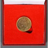 QUEEN ELIZABETH II 2002 GOLDEN JUBILEE GOLD FULL SOVEREIGN, with certificate, in case