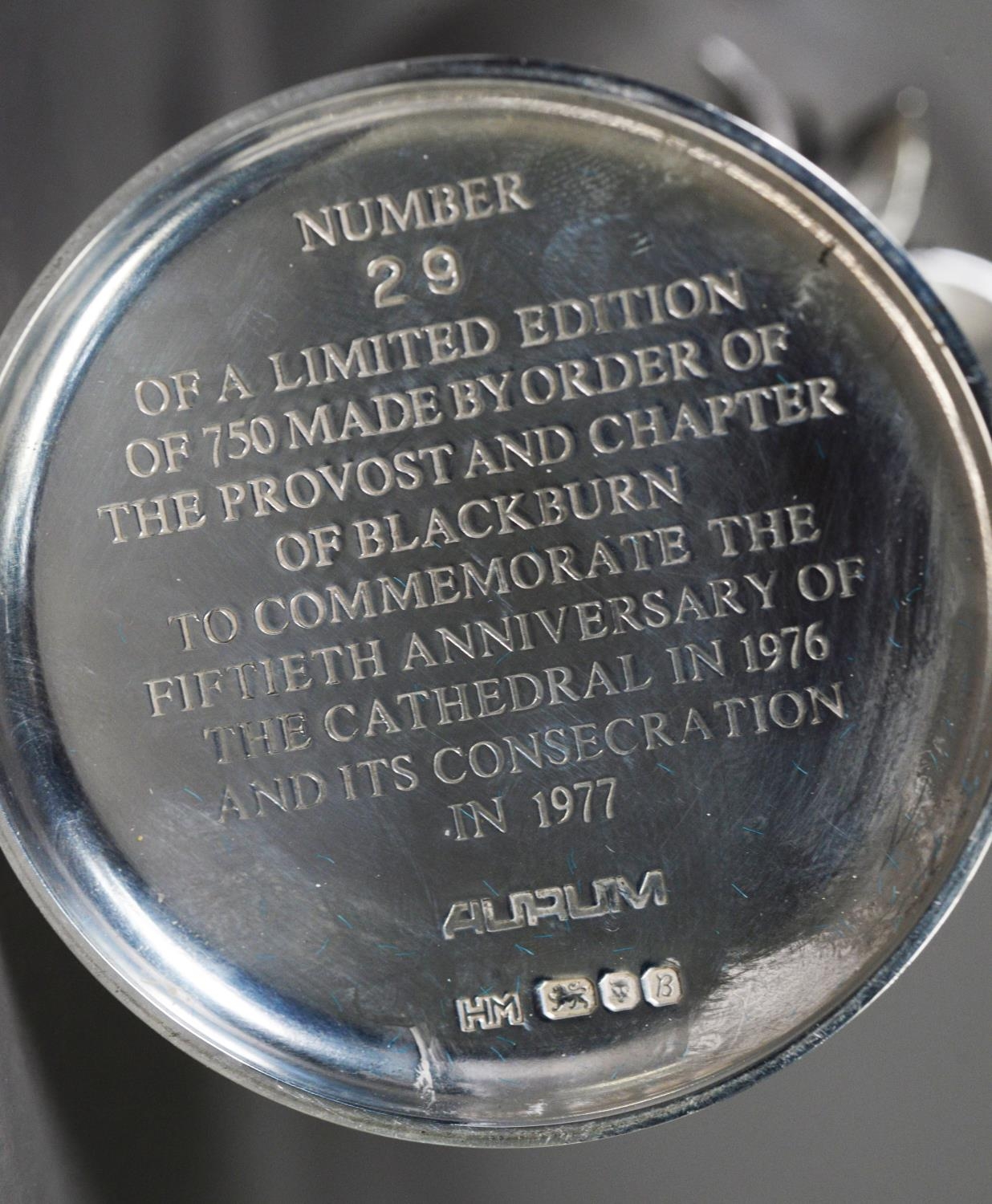 HECTOR MILLER for AURUM DESIGNS THE LIMITED EDITION BLACKBURN CATHEDRAL SILVER, PARCEL GILDED and - Image 3 of 3