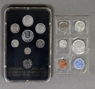 BANK OF ARMENIA 1994 SET OF SEVEN COINS, in plastic presentation vision pack; Anglesey Mines 1788
