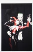 ALEX ROSS (b.1970) FOR DC COMICS ARTIST SIGNED LIMITED EDITION COLOUR PRINT ‘Tango with Evil’, (