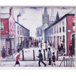 L. S. LOWRY (1887 - 1976) ARTIST SIGNED LIMITED EDITION COLOUR PRINT ‘Fever Van’ An edition of 700