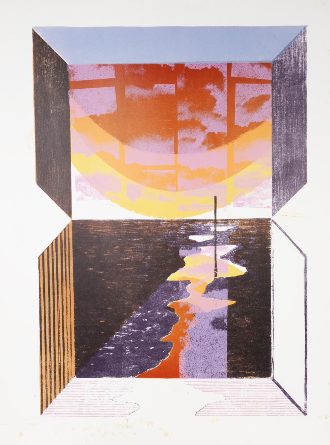 NORMAN JAQUES (1922-2014) THREE UNSIGNED AND UNTITLED COLOUR PRINTS Blueprint for Manchester - Image 3 of 3