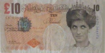 BANKSY (CONTEMPORARY) OFFSET LITHOGRAPH 'Di-Faced Tenner' Acquired by our vendor 2021 from The Drang