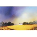 BARRY HILTON (b.1941) ARTIST SIGNED LIMITED EDITION COLOUR PRINT ‘Sweeping Skies’ (14/195) with