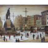 ARTHUR DELANEY ARTIST SIGNED ARTIST'S PROOF COLOUR PRINT Piccadilly, Manchester Signed in pencil