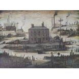 AFTER L.S. LOWRY TEN UNSIGNED COLOUR PRINTS An Island 16 ½” x 22 ½” (42cm x 57cm) unframed and