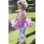 SHEREE VALENTINE DAINES (b.1959) ARTIST SIGNED LIMITED EDITION COLOUR PRINT ‘Pretty in Pink’ (24/