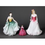 TWO ROYAL DOULTON CHINA FIGURES, comprising: ALICE, HN4111 and CYNTHIA, HN2440, together with a