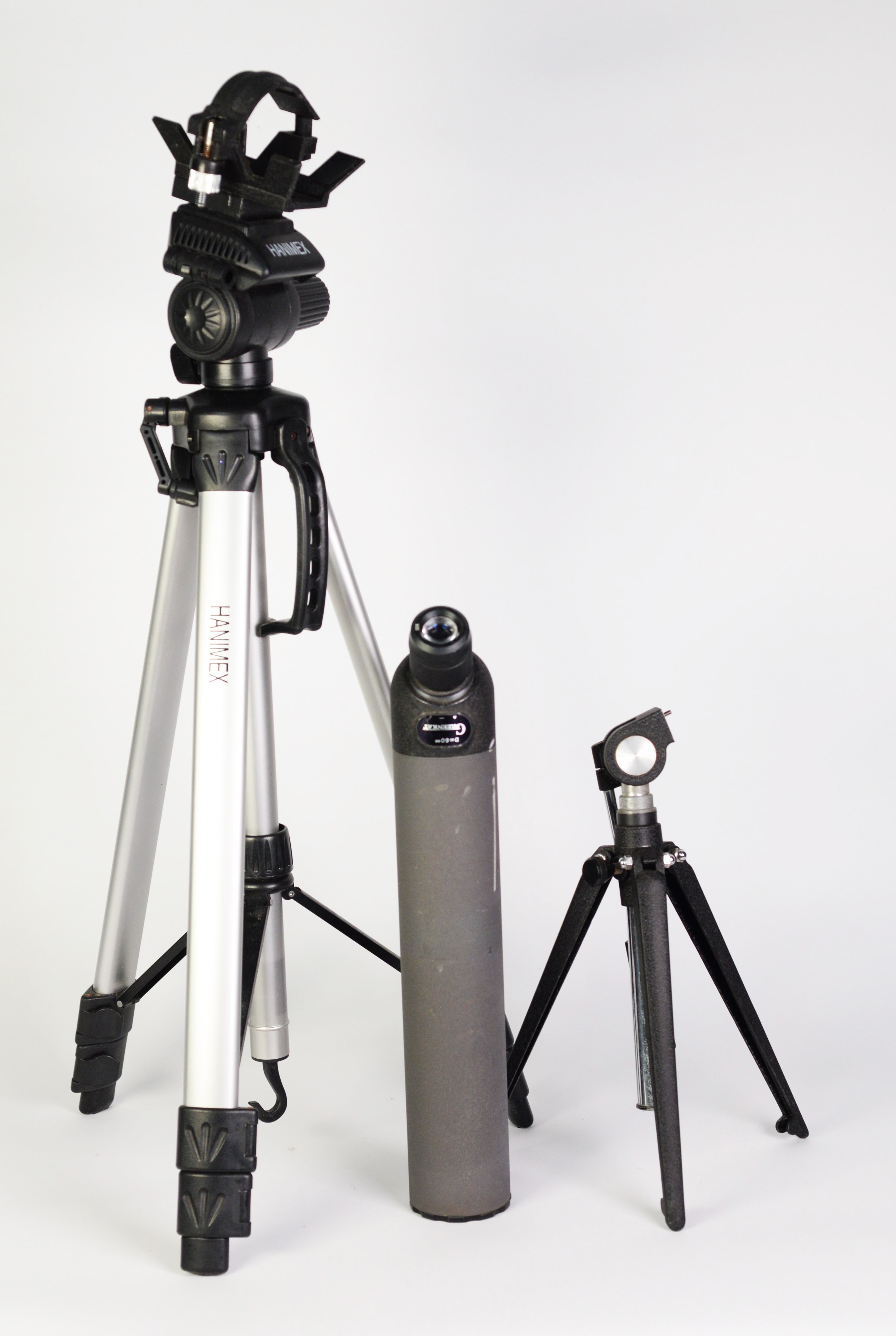 'GREENKAT' SPOTTING SCOPE, model 22 x 60mm, boxed; AND THE ADAPTED HANIMEX TELESCOPIC FOLDING