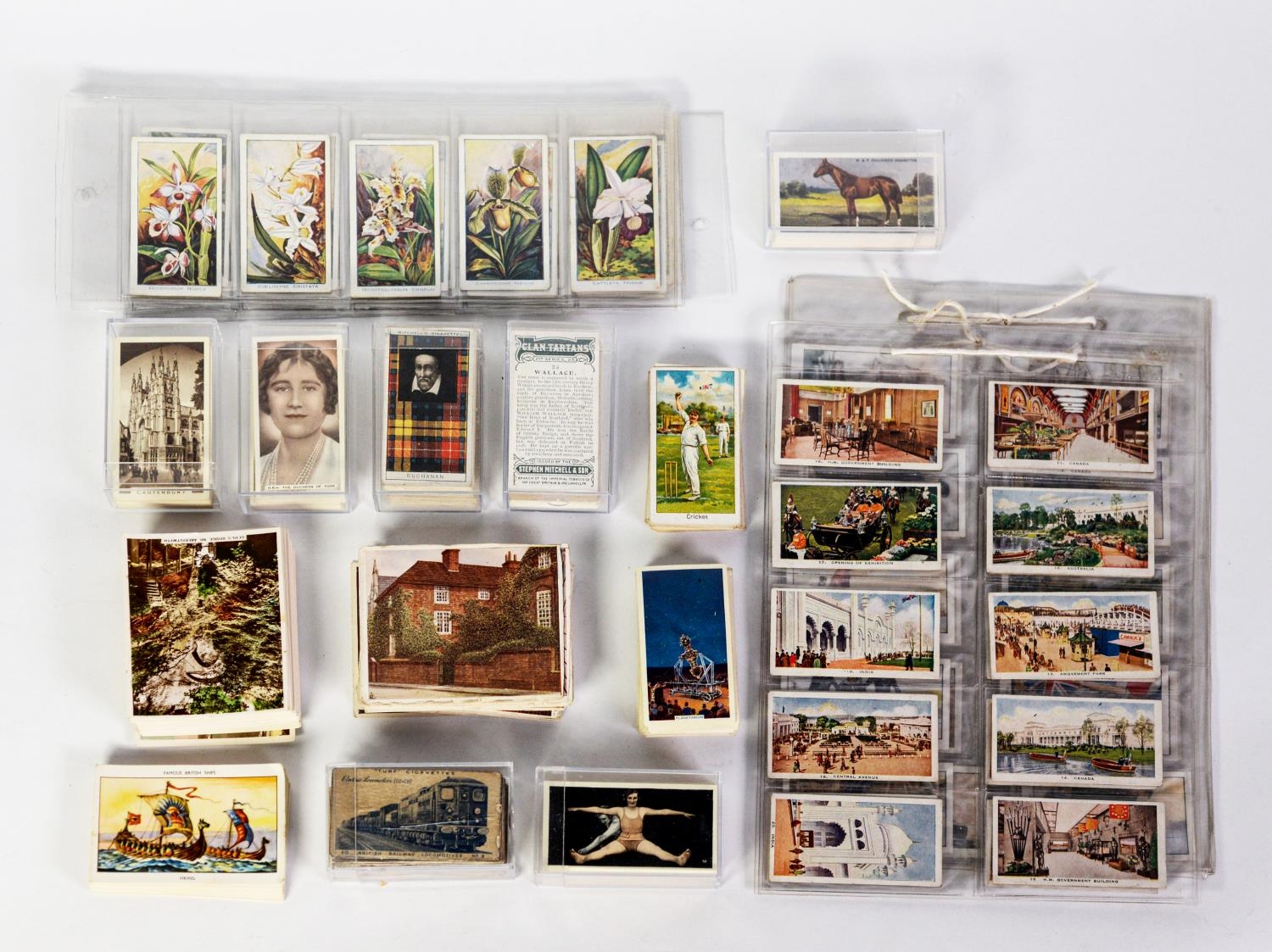 FOURTEEN CIGARETTE CARD SETS, VARIOUS LESSER-KNOWN BRANDS to include Stephen Mitchell & Son - Clan