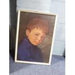 1960's KITSCH CRYING BOY PICTURE 'SO SORRY'