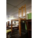 PAIR OF ART NOUVEAU DINING CHAIRS AND ANOTHER DINING CHAIR (3)