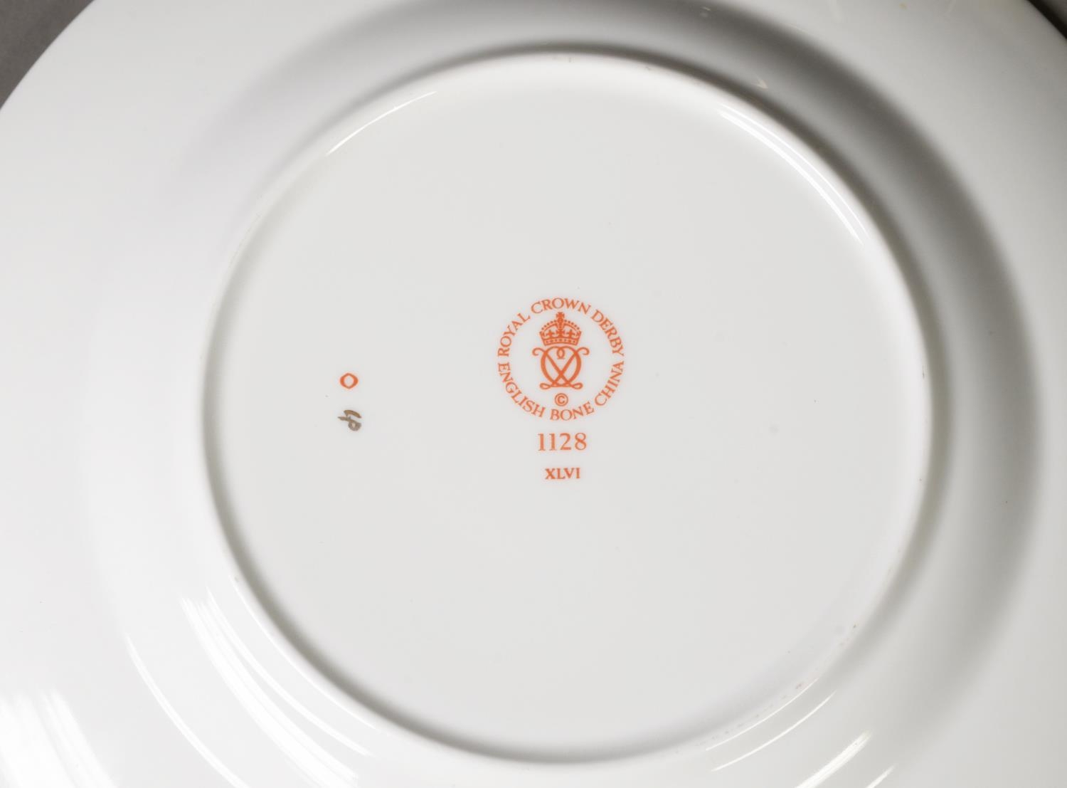 EARLY TWENTIETH CENTURY ROYAL CROWN DERBY 2451 PATTERN IMARI CHINA COFFEE CUP AND SAUCER, date - Image 3 of 4