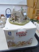A BOXED LILLIPUT LANE PAINTED COMPOSITION MODEL OF 'SULGRAVE MANOR'