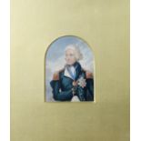 PAIR OF LATE VICTORIAN HAND COLOURED PRINTS OF HORATIO NELSON and the DUKE OF WELLINGTON, each in